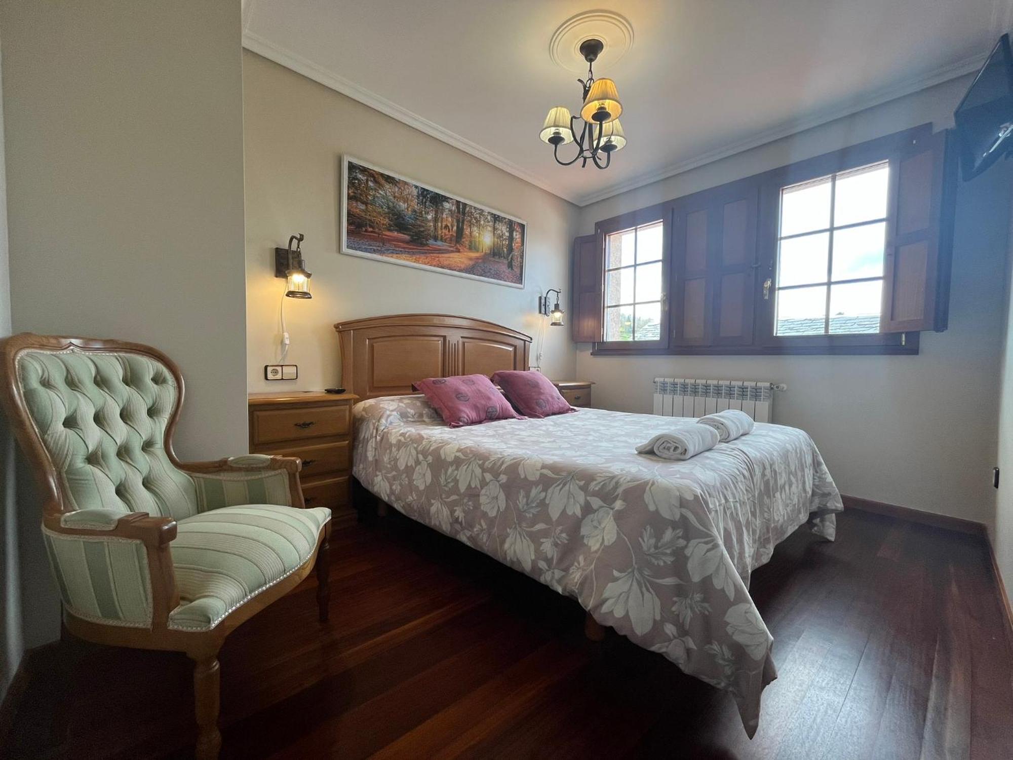 Hotel Caldelas Sacra-Pension Rustica 3 Estrellas Castro Caldelas Bagian luar foto