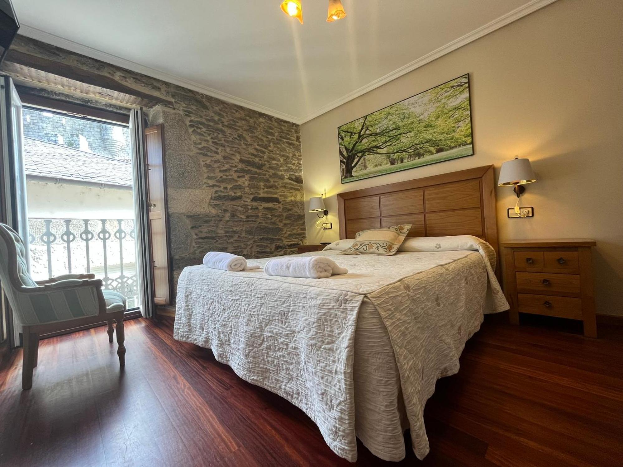 Hotel Caldelas Sacra-Pension Rustica 3 Estrellas Castro Caldelas Bagian luar foto